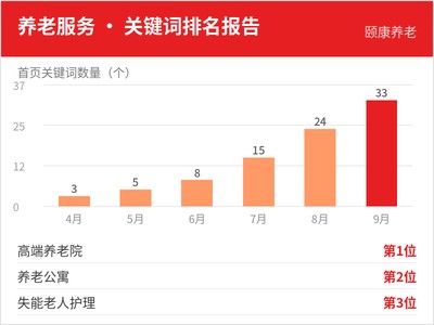 颐康养老 养老服务关键词排名报告